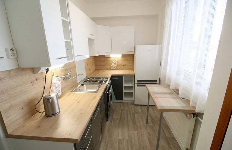 Аренда светлой, комфортной квартиры, 50 м², Вршовице, Прага, Чехия