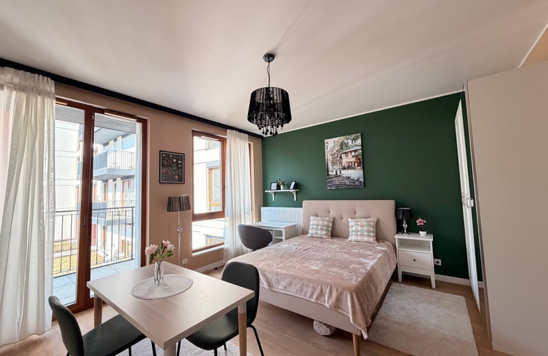 Luxuriöse, moderne wohnung zur miete, Wilanów, Warschau, Polen