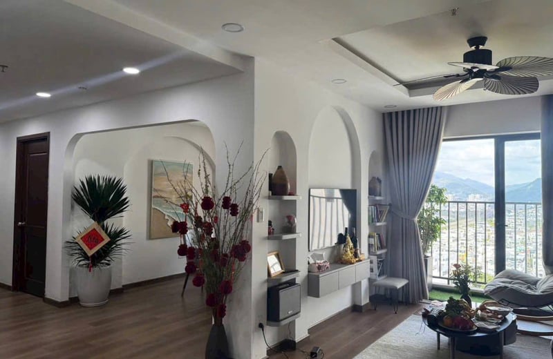 Geräumige, möblierte wohnung zur miete, 80 м², Phuoc Hai, Nha Trang, Vietnam
