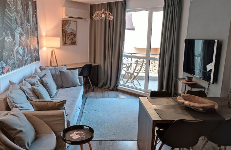 Location appartement confortable, cosy, meublé, 60 m², Briz, Varna, Bulgarie