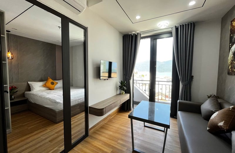 Cozy, furnished apartment with balcony for rent, Son Tra, Da Nang, Vietnam