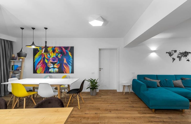 Moderne, geräumige Wohnung zur Miete, 100 м², Sektor 6, Bukarest, Rumänien