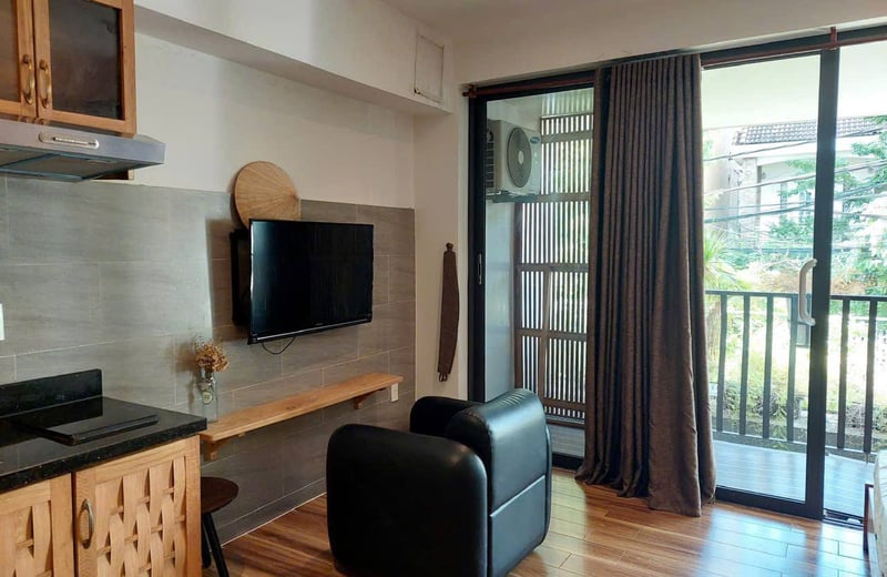 Alquiler de estudio luminoso, amueblado, Son Tra, Da Nang, Vietnam