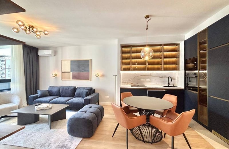 Moderne Premium-Wohnung im Wohnkomplex BW Sensa zur Miete, 74 м², Belgrad, Serbien