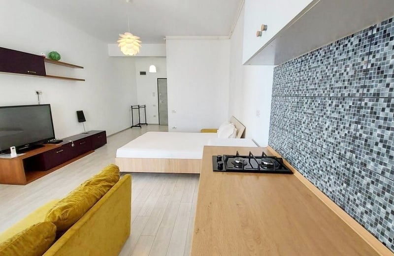 Location studio confortable avec vue sur la mer, Mamaia Sat, Roumanie