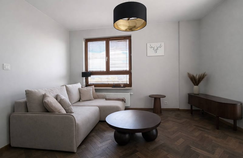 Bright, furnished apartment for rent, 44 m², Bielany, Warsaw, Poland