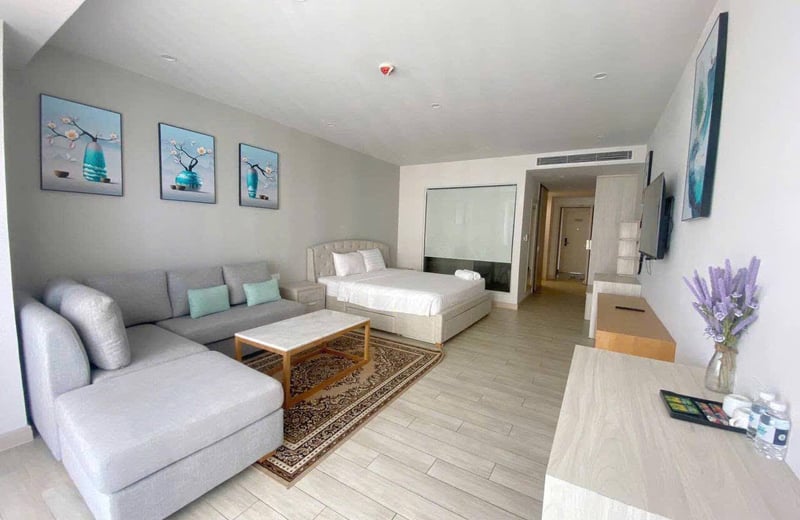 Modern studio with sea view for rent, 45 m², Nha Trang, Vietnam