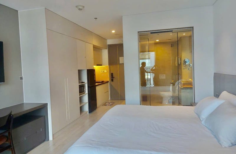 Modernes Studio mit Bergblick zur Miete, Da Nang, Vietnam