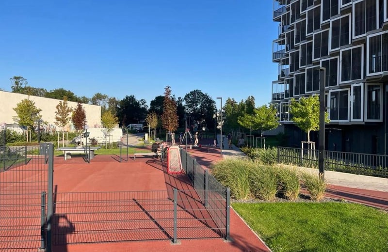 Alquiler de moderno apartamento amueblado en el complejo residencial Guthaus, 40 m², Bratislava, Eslovaquia