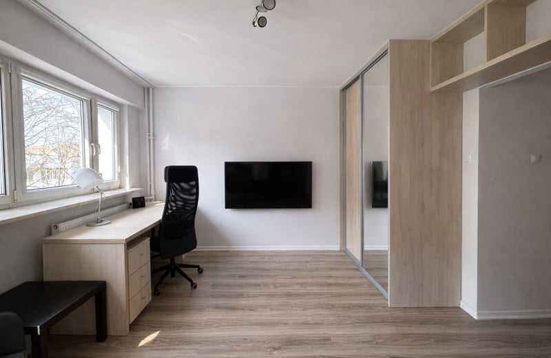 Alquiler de acogedor y luminoso estudio, 28 м², Mokotów, Varsovia, Polonia