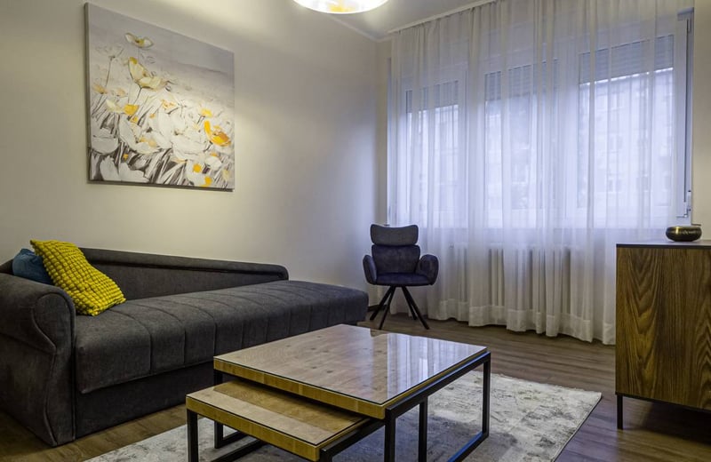 Alquiler de amplio apartamento amueblado, 85 m², Vracar, Belgrado, Serbia