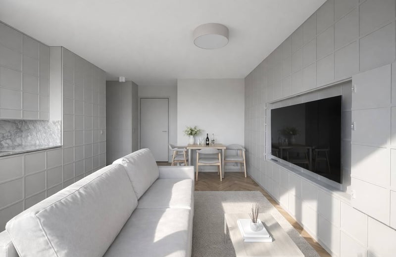 Аренда премиального, нового апартамента, 40 м², Мокотув, Варшава, Польша