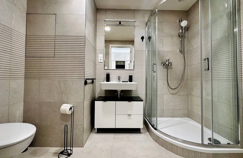 Location d’un appartement moderne et lumineux, 33 м², Hloubetin, Prague, République tchèque