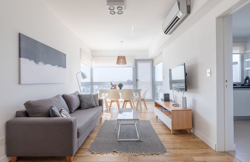 Аренда светлого, просторного апартамента с панорамным видом, 80 м², Нуньес, Буэнос-Айрес, Аргентина