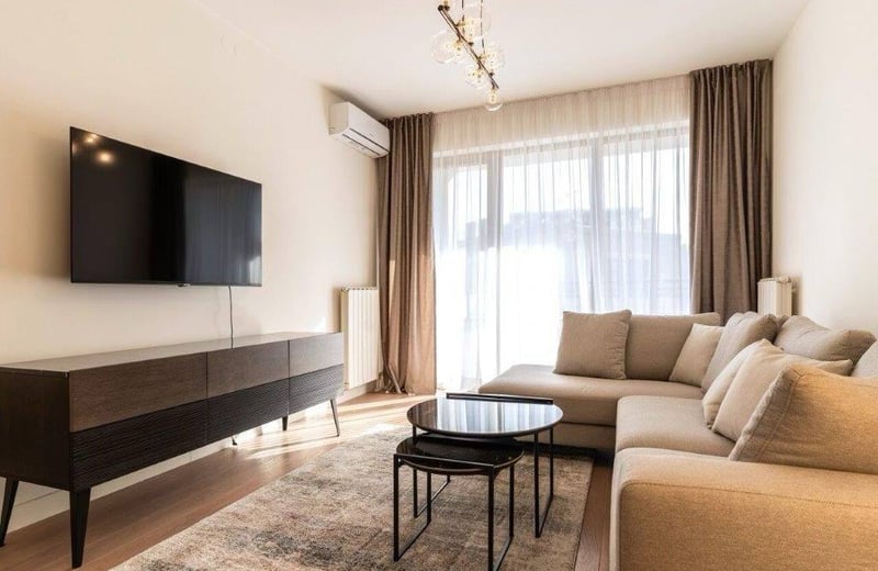 Location d'un appartement lumineux, 80 m², BW Aqua, Belgrade, Serbie