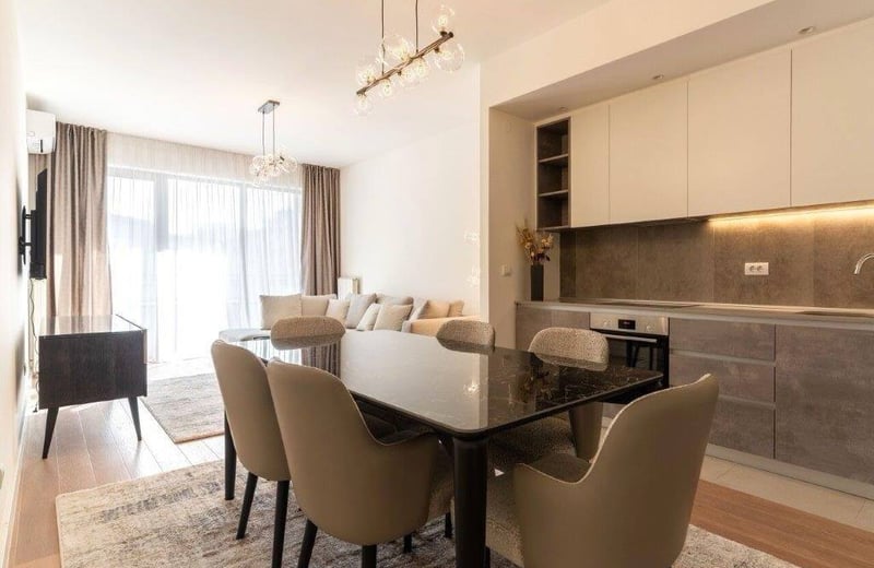 Location d'un appartement lumineux, 80 m², BW Aqua, Belgrade, Serbie