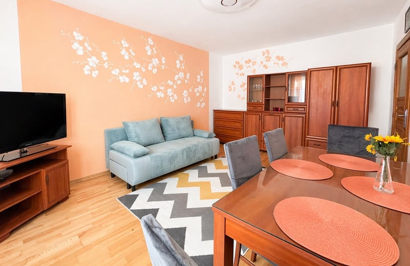 Alquiler de apartamento soleado y acogedor en una zona tranquila, 44 m², Varsovia, Polonia