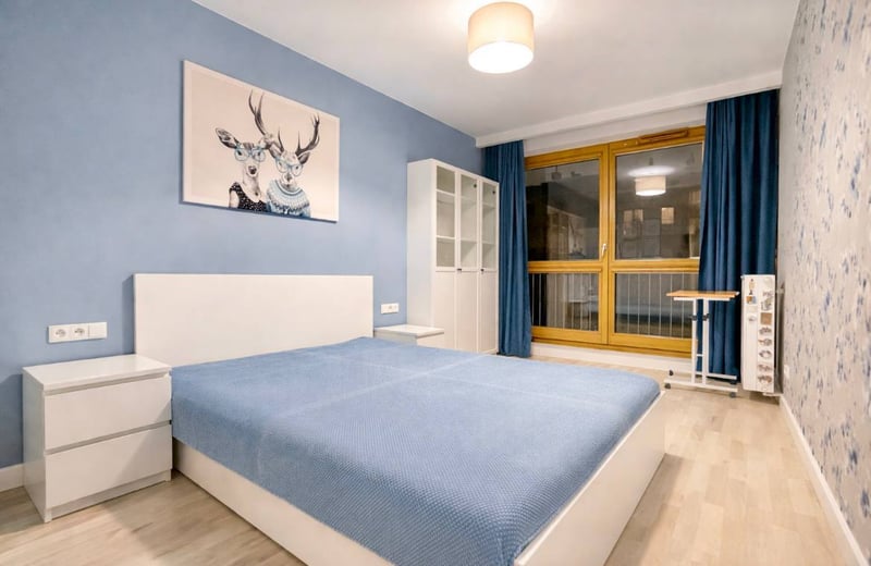 Spacious and furnished apartment for rent in a quiet area, 77 m², Warsaw, Poland