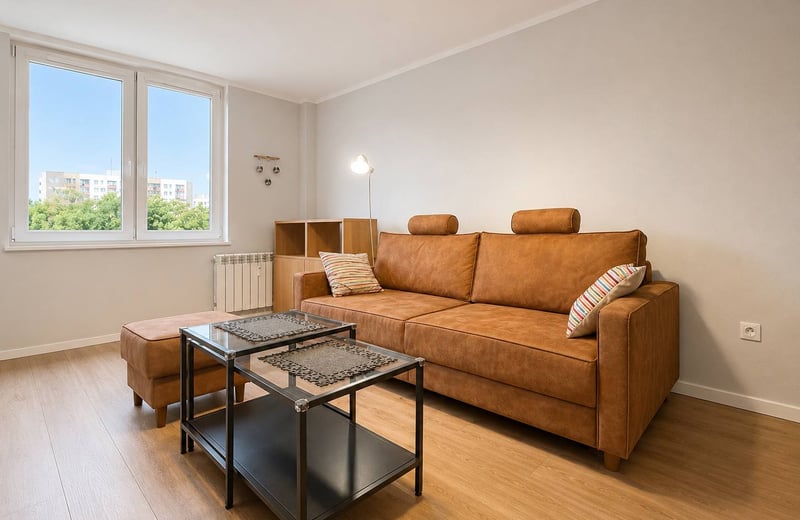 Vermietung einer hellen, komfortablen Wohnung, 50 m², Saska Kępa, Warschau, Polen