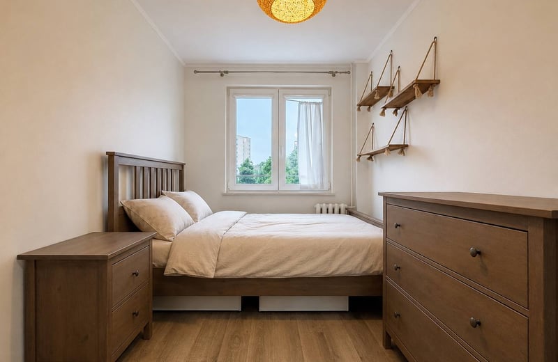 Vermietung einer hellen, komfortablen Wohnung, 50 m², Saska Kępa, Warschau, Polen