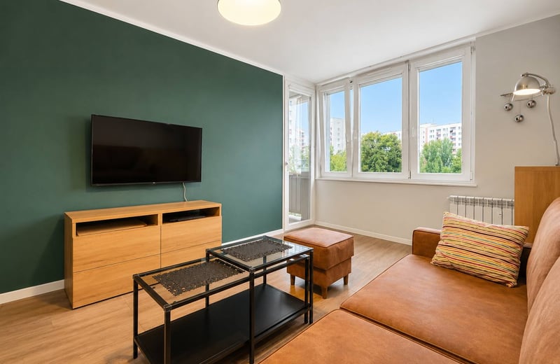 Vermietung einer hellen, komfortablen Wohnung, 50 m², Saska Kępa, Warschau, Polen