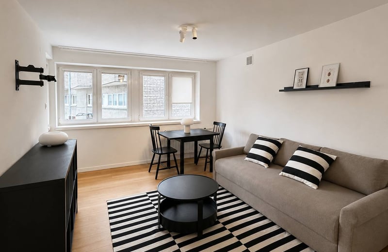 Rent of a bright, comfortable studio 30 m², City Center, Warsaw