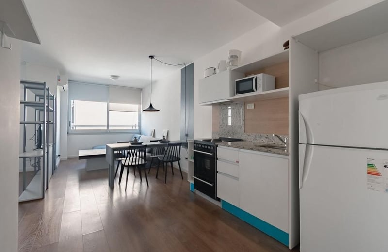 Bright Furnished Studio for Rent, Belgrano, Buenos Aires, Argentina