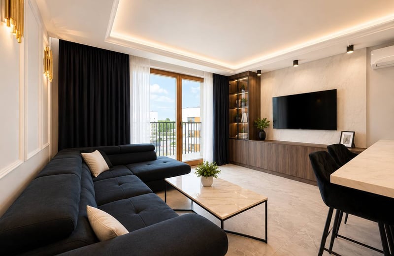 Designer Apartment 56m² for Rent, Mokotów, Warsaw, Poland