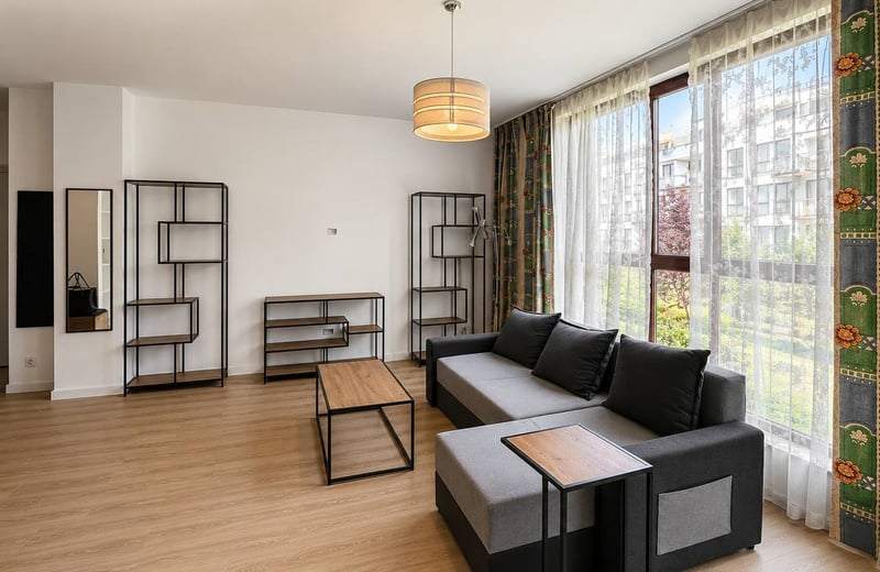 Modern and comfortable 80 m² apartment for rent with parking, Warsaw, Poland