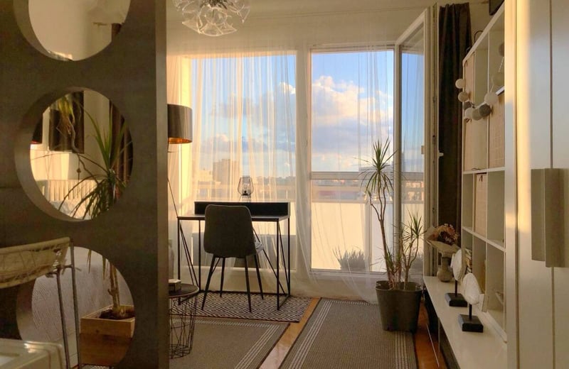 Alquiler de estudio elegante y soleado de 25 m², Bratislava, Eslovaquia