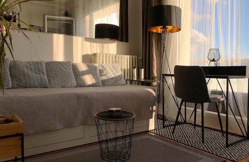 Alquiler de estudio elegante y soleado de 25 m², Bratislava, Eslovaquia