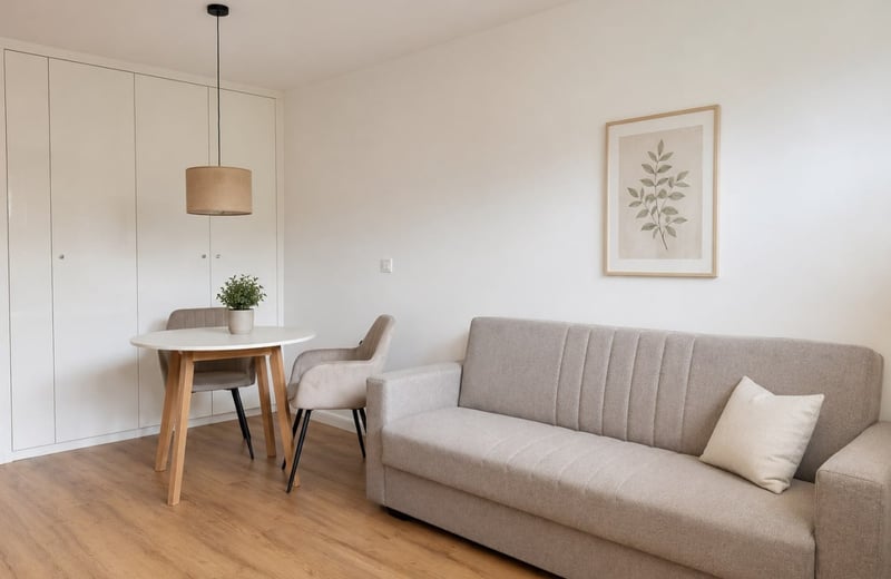 Studio confortable et lumineux à louer, Bielany, Varsovie