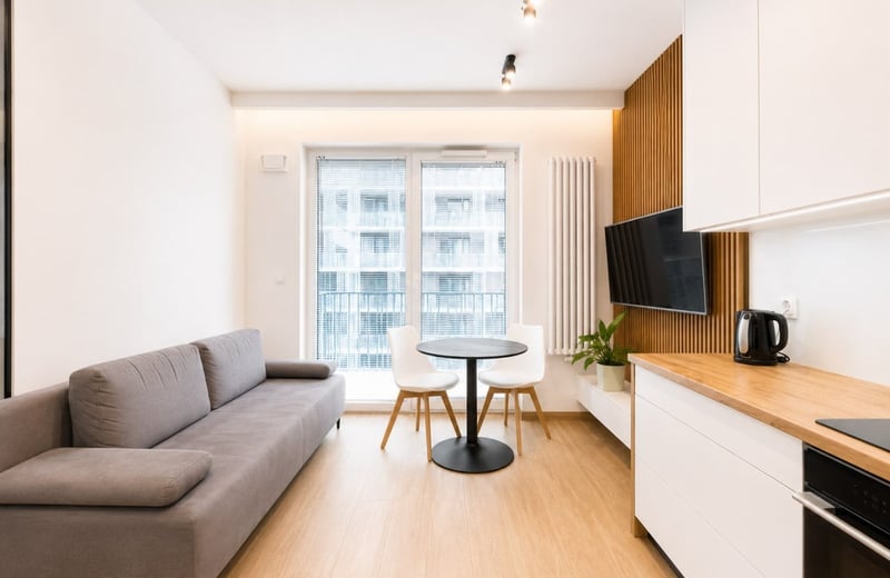Modern and new 2-room apartment with parking, Wola, Warsaw