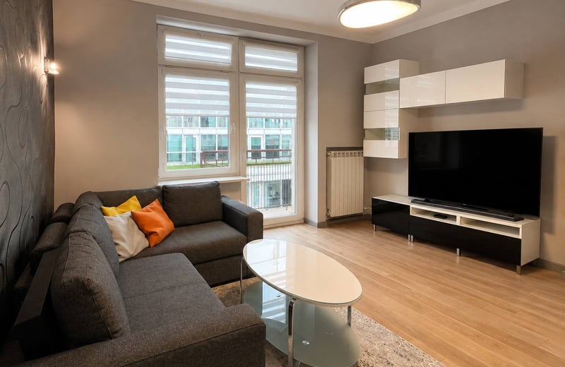 Stylish Apartment 48m² for Rent in City Center, Warsaw, Poland