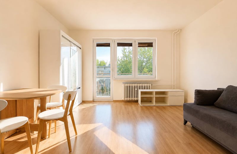 Bright Studio 25m² with Panoramic View for Rent, Śródmieście, Warsaw, Poland