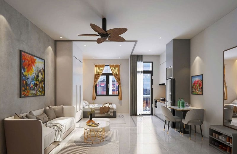 À louer : appartement moderne et meublé de 45 m², Son Tra, Da Nang, Viêt Nam
