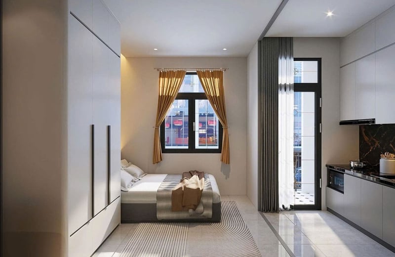 À louer : appartement moderne et meublé de 45 m², Son Tra, Da Nang, Viêt Nam