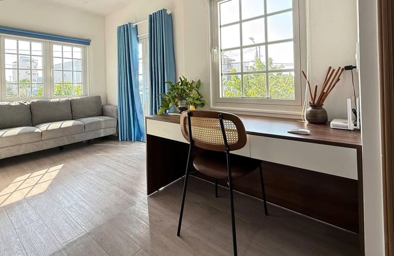 Long-term rental of a new and spacious apartment with a swimming pool in Da Nang, Vietnam
