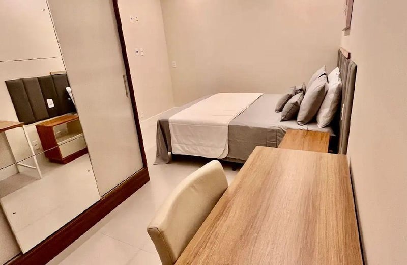 Alquiler a largo plazo de un apartamento dúplex de 3 habitaciones, 90 m², en Barra da Tijuca, Río de Janeiro, Brasil