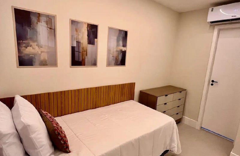 Alquiler a largo plazo de un apartamento dúplex de 3 habitaciones, 90 m², en Barra da Tijuca, Río de Janeiro, Brasil