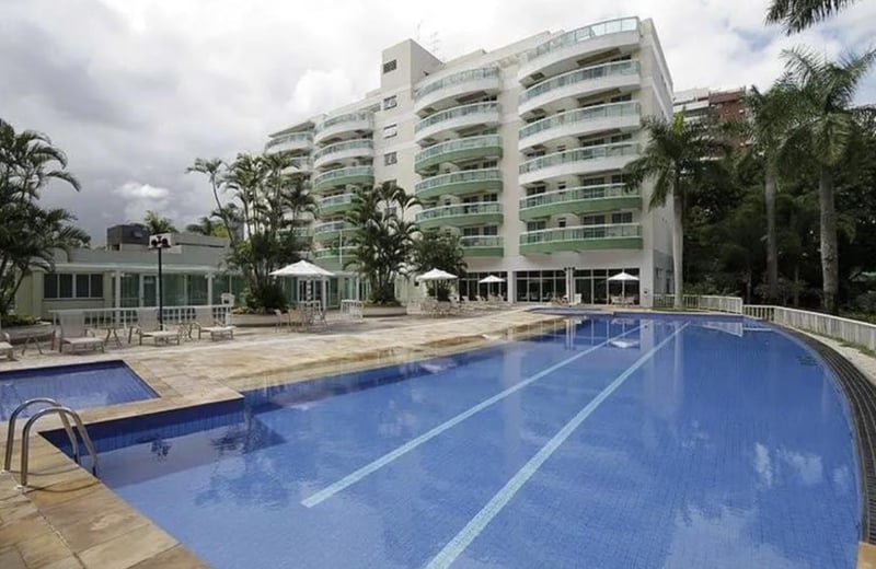 Long-term rental of a 1-room apartment, 57 m², Barra de Tijuca, Rio de Janeiro, Brazil
