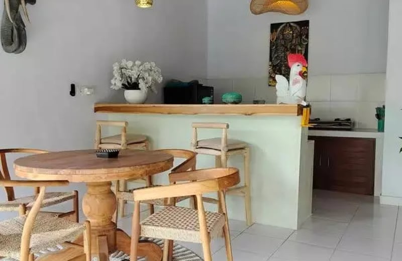 Alquiler a largo plazo de una villa de 1 dormitorio con piscina en Seminyak, Bali, Indonesia