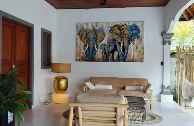 Alquiler a largo plazo de una villa de 1 dormitorio con piscina en Seminyak, Bali, Indonesia