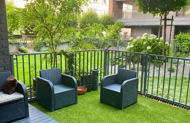 Stylish 30 m2 apartment with a private courtyard in Krakow
