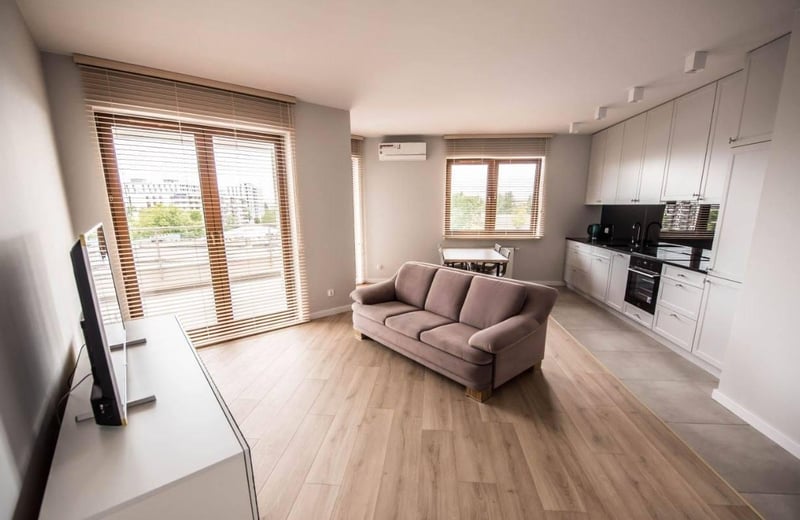 Modern 2-room apartment 56 m2 with furniture in Krakow