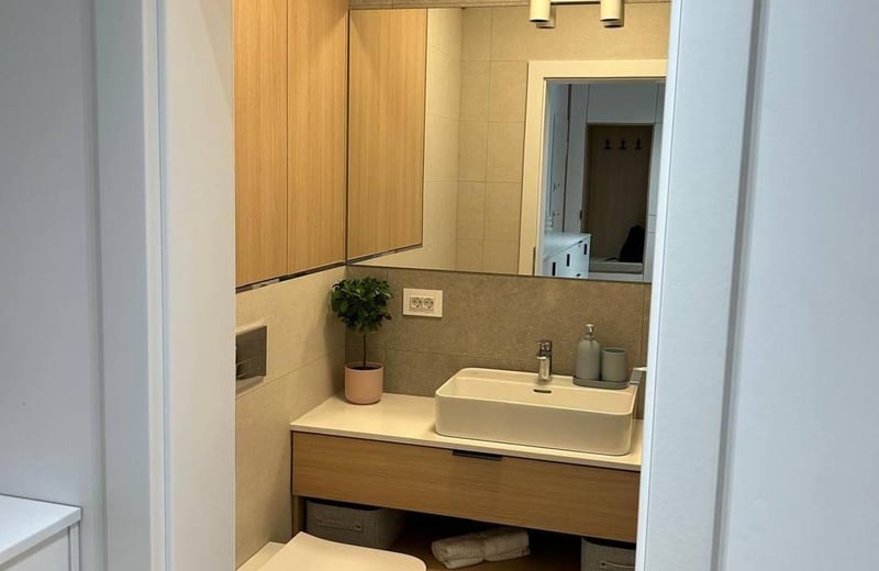 Spacious apartment 59 m² with parking, Bucharest