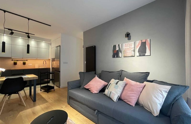 Stylish 3-Room Apartment with Terrace in Grzegórzki, Kraków