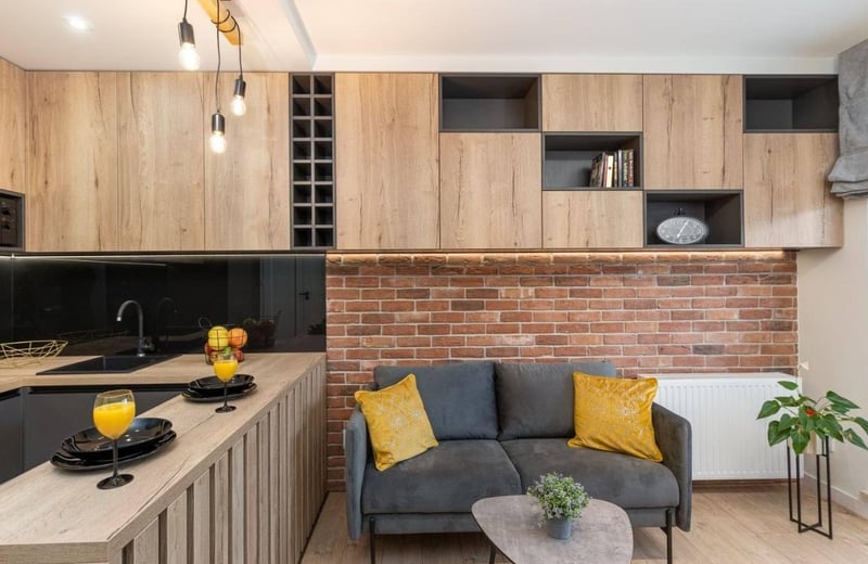 2-Room Apartment with Balcony in Podgórze, Kraków