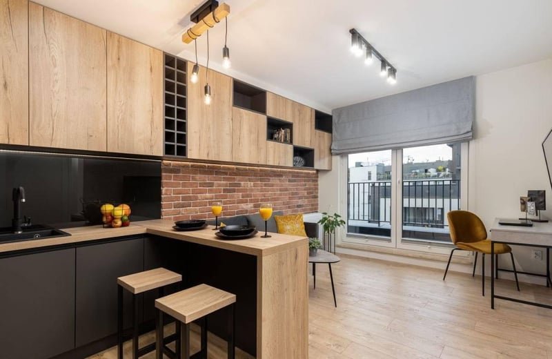 2-Room Apartment with Balcony in Podgórze, Kraków