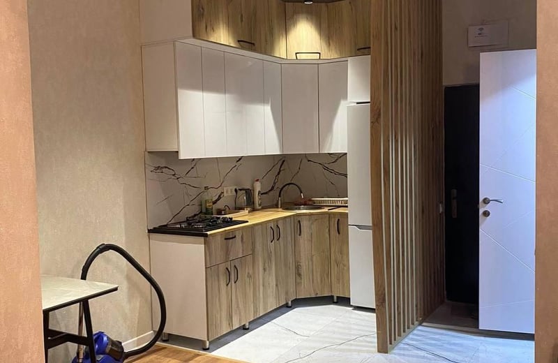 Cozy One-Bedroom Apartment in Batumi, Central Heating, $400